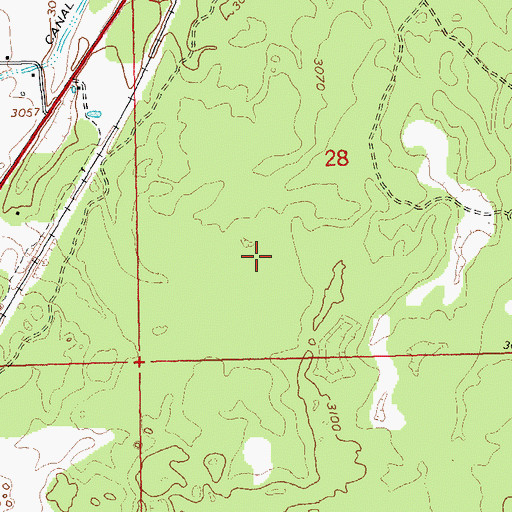 Topographic Map of Juniper Arena, OR