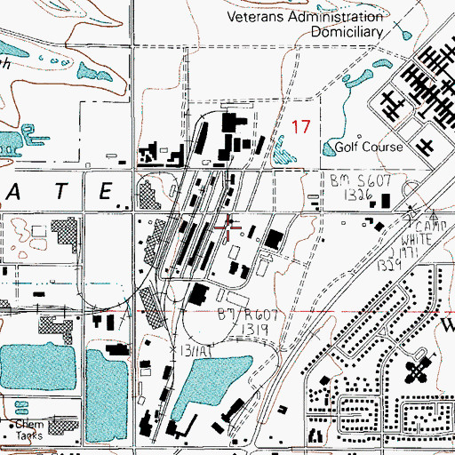 Topographic Map of Biomass One Facility, OR