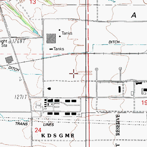 Topographic Map of Croman Corporation Helipad, OR