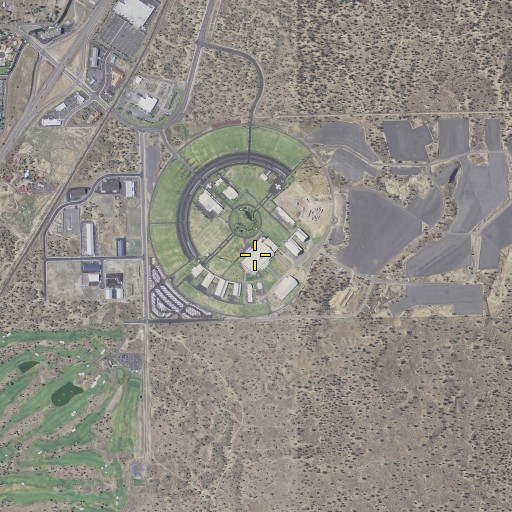 Aerial/Satellite Image of Deschutes County Fairgrounds, OR