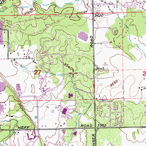 Topographic Map of Deschutes County Health and Human Services Office, OR