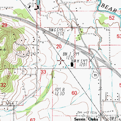 Topographic Map of Erickson Air Crane Heliport, OR
