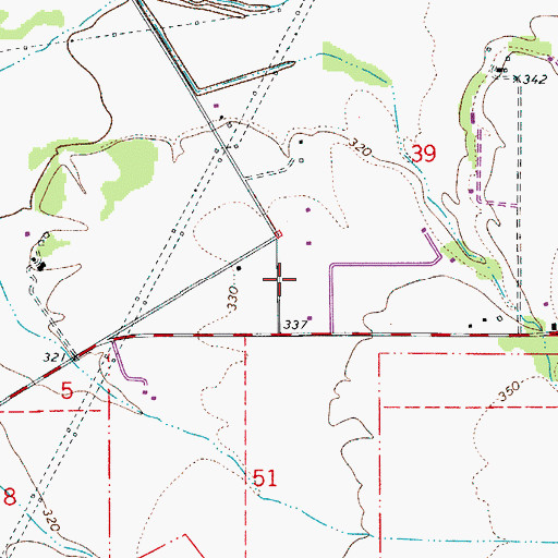 Topographic Map of Jacks Heliport, OR