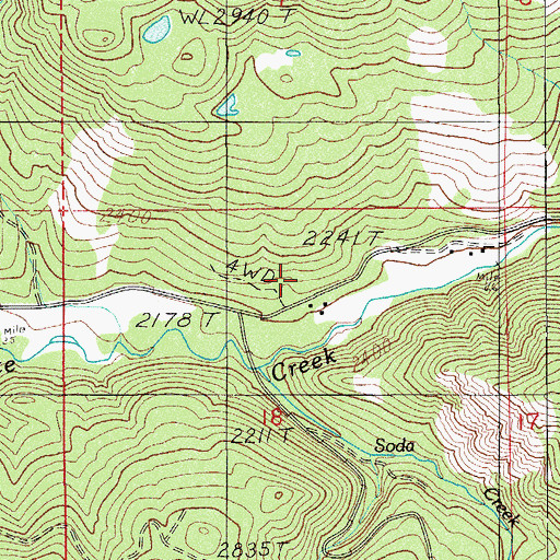 Topographic Map of Light Valley Tree Farm Heliport, OR