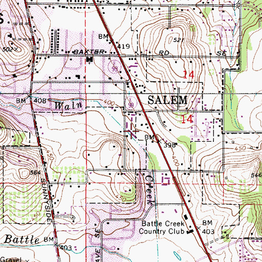 Topographic Map of Reforestation Services Helipad, OR