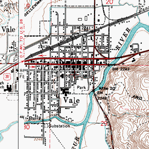Topographic Map of Rinehart Stone House Museum, OR