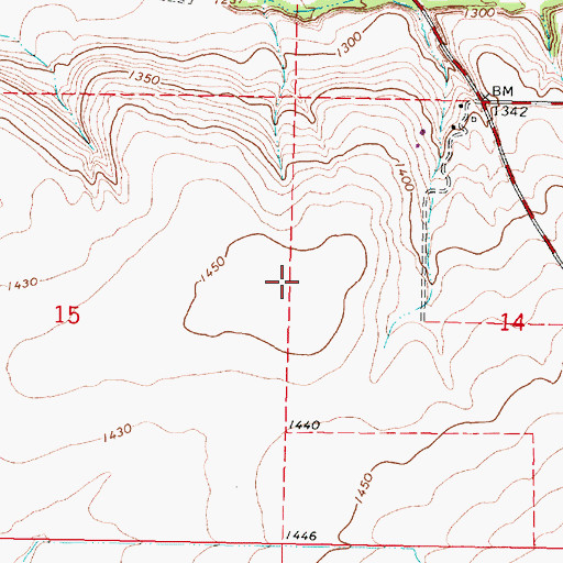Topographic Map of Tamstslikt Cultural Institute, OR