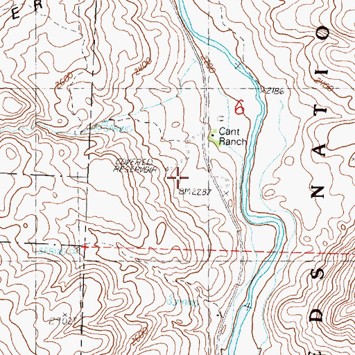 Topographic Map of Thomas Condon Paleontology Center, OR