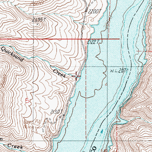 Topographic Map of Swede's Landing Boat Launch, OR