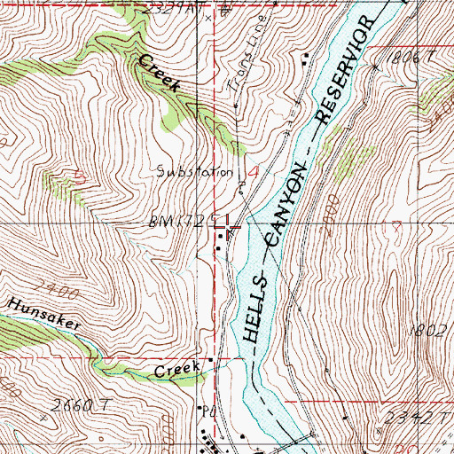 Topographic Map of Copperfield Boat Ramp, OR