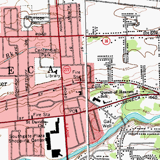 Topographic Map of Vigilant Fire Company, NY
