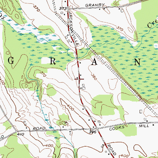 Topographic Map of Cody Fire Department Station 1, NY