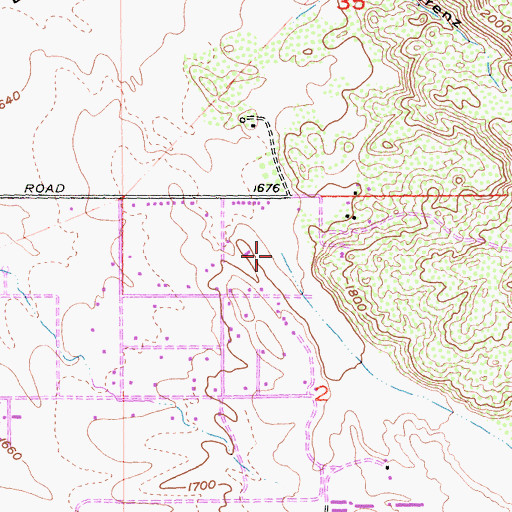 Topographic Map of Cactus Valley, CA