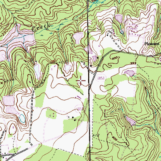 Topographic Map of Saint Joseph of the Pines - Belle Meade, NC