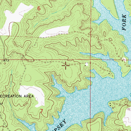 Topographic Map of Lane Cemetery, AL