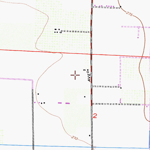Topographic Map of Udder Dairy, CA