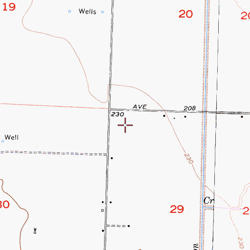 Topographic Map of Westview Dairy, CA