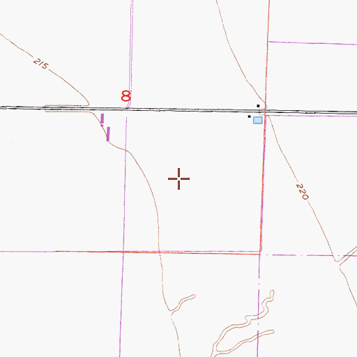 Topographic Map of Deer Creek Dairy, CA