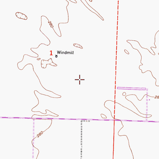 Topographic Map of Double J Dairy, CA
