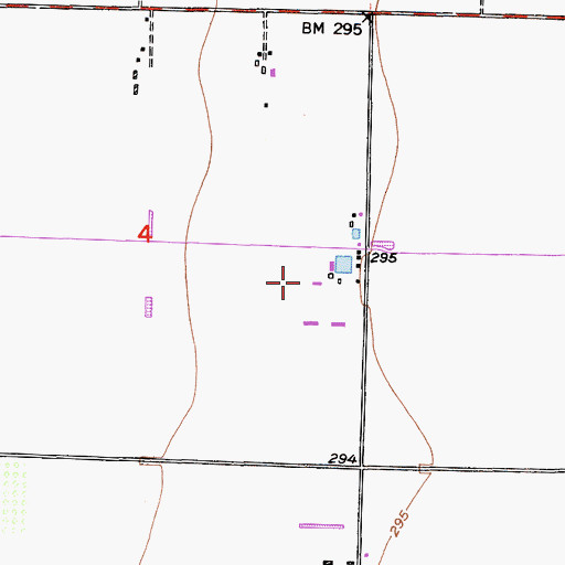 Topographic Map of Faria Farms Dairy, CA