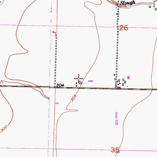Topographic Map of Five Star Dairy Number 2, CA