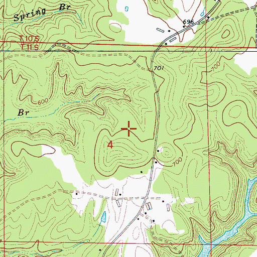 Topographic Map of Montgomery Cemetery, AL