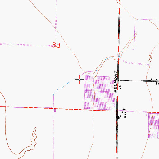 Topographic Map of Hilarides Dairy, CA