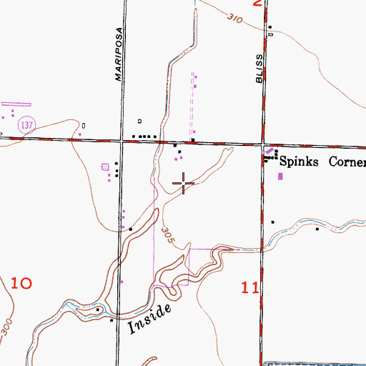 Topographic Map of Mancebo Dairy, CA