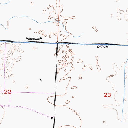 Topographic Map of Milk Maid Dairy, CA