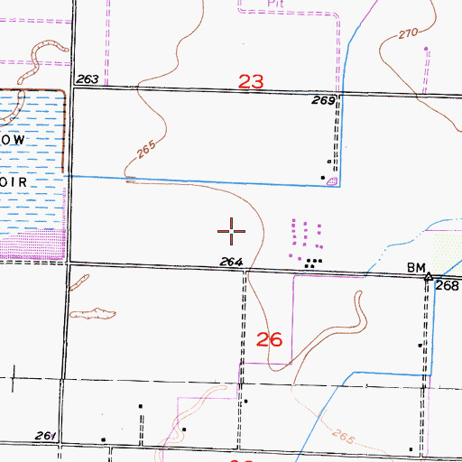 Topographic Map of Pacheco Dairy, CA