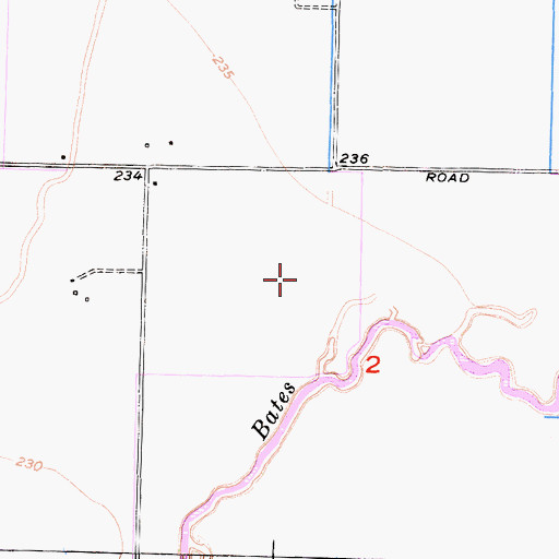 Topographic Map of Rio Blanco Dairy, CA
