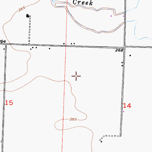 Topographic Map of S and S Dairy, CA