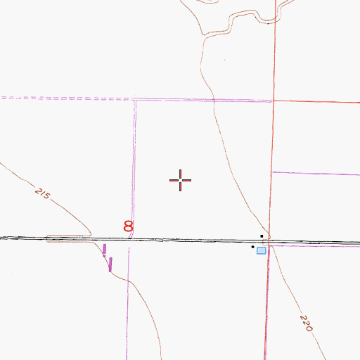 Topographic Map of Sierra Valley Dairy, CA