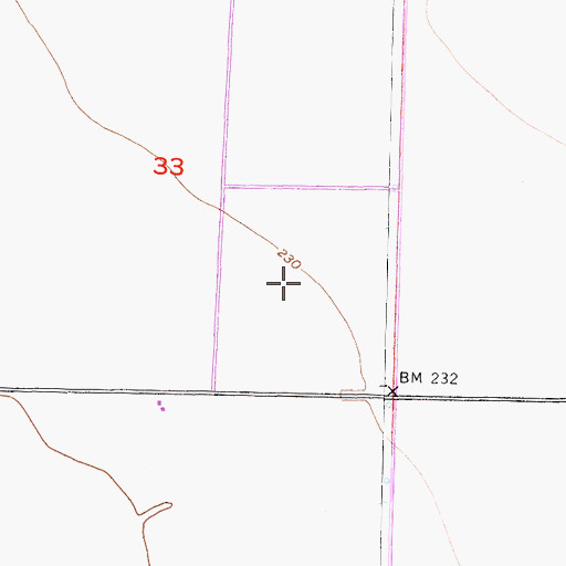 Topographic Map of Sousa Farms Dairy, CA