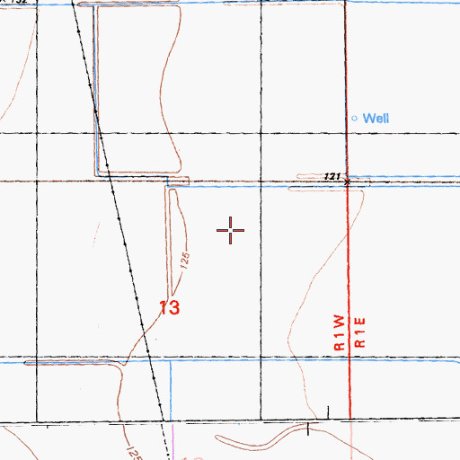 Topographic Map of Cache Creek Dairy, CA