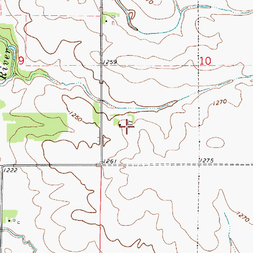 Topographic Map of Pronet Farms, IA