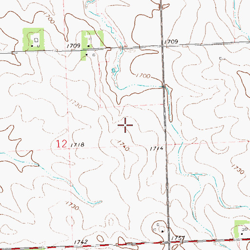 Topographic Map of Pater Dairy, MN