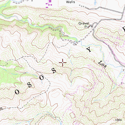 Topographic Map of Caada De Los Osos Y Pecho Y Islay, CA