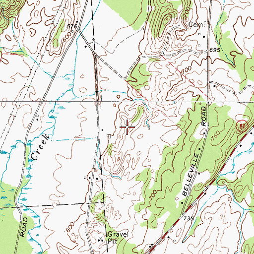 Topographic Map of Gotham Family Farm, NY