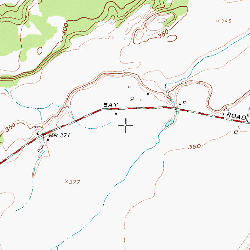 Topographic Map of Pitcher Farms, NY