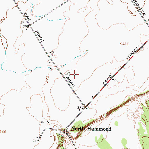 Topographic Map of Martin Brothers Farms, NY