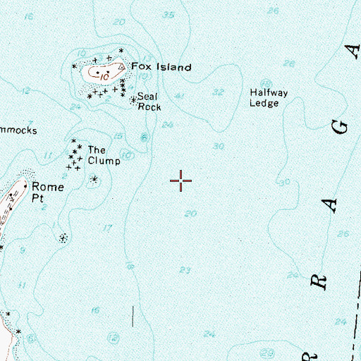 Topographic Map of The Brothers, RI
