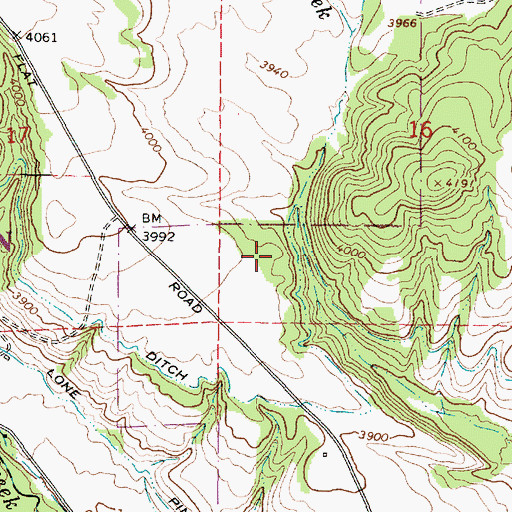 Topographic Map of Pilcher Creek Reservoir Dam, OR