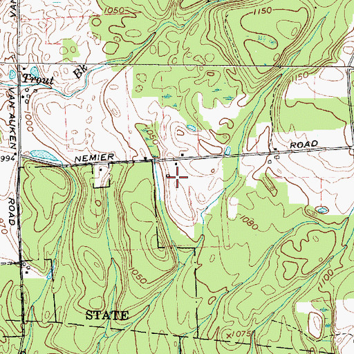 Topographic Map of Heritage Hill Farm, NY