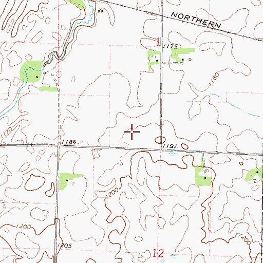 Topographic Map of Abo Farm, MN