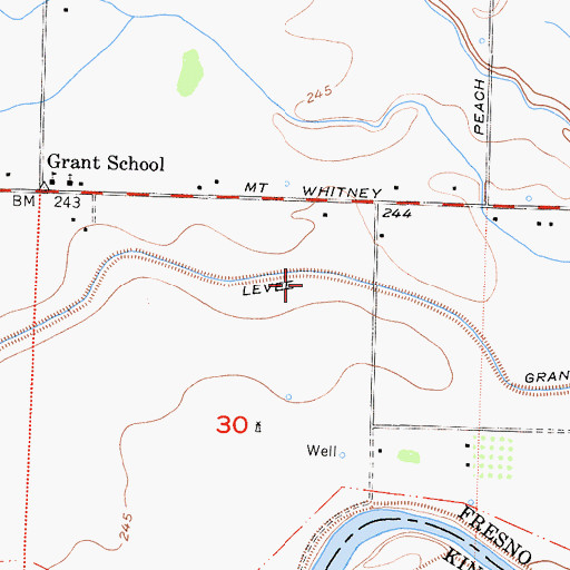 Topographic Map of Areias Brothers Dairy, CA