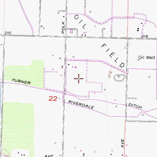 Topographic Map of Fontes Dairy Farms Number 2, CA