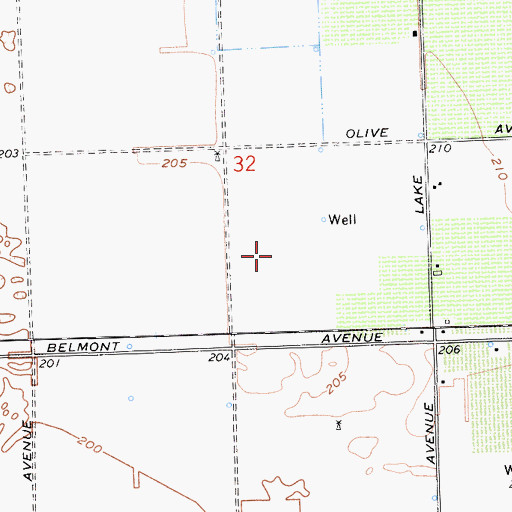 Topographic Map of Pacheco Dairy, CA