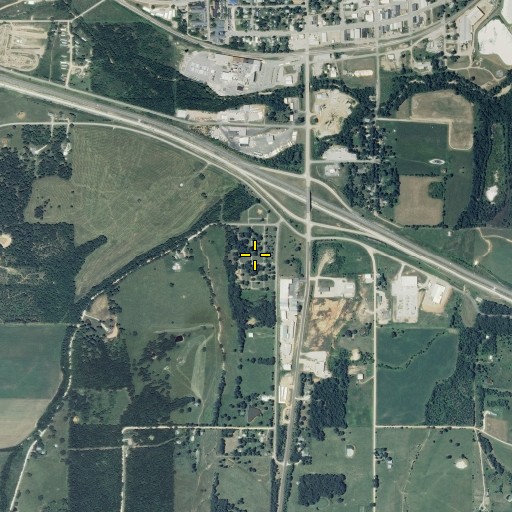 Aerial/Satellite Image of Cabool Cemetery, MO