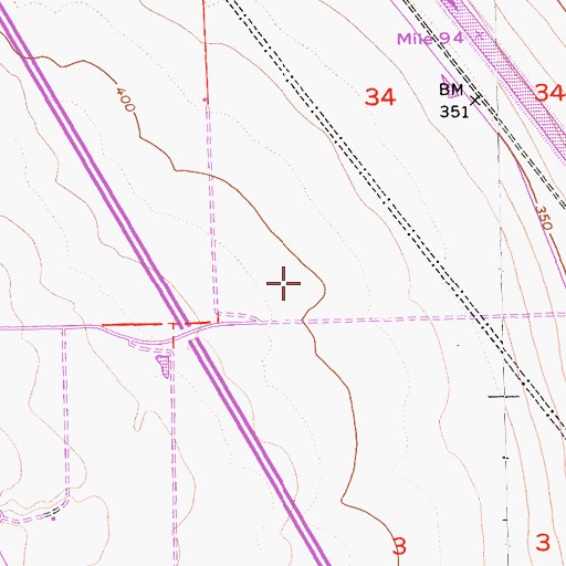 Topographic Map of Thommen Dairy, CA